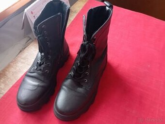 Zimné kožené topánky