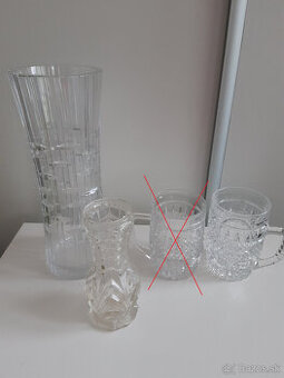 Retro vázy a pivové poháre