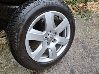 hliníkové disky Audi 5x112 17" pneu 225/55 r17 zimné