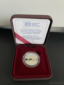 Pamätná dvojeurová minca 200. Výročie pošty ťahanej koňmi
