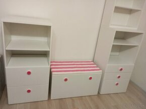 dievčenská detská izba Ikea Smastad