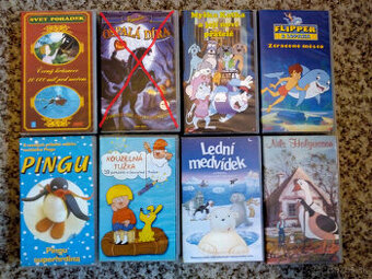 VHS 03 Rozprávky a Hudobný motív originál videokazety česky