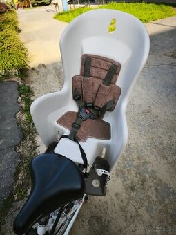 Detská sedačka na bicykel - 1x pouzita