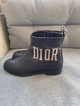 CHRISTIAN DIOR kožené čižmy vel.39 - 1