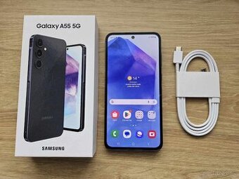 Samsung Galaxy A55 5G 8GB/128GB,top stav,zaruka,kryt
