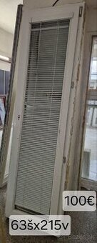 Balkónové plastové dvere 63x215