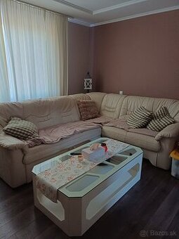 Rohová koženkova sedacka