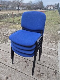 Kancelárska stolička modrá 19ks