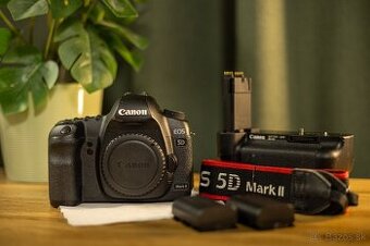 Canon 5D Mark II + grip + 2x batéria (super stav)