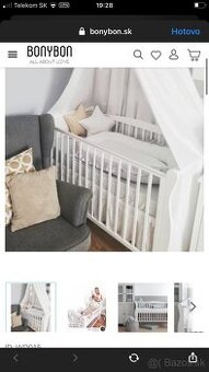 postieľka biela  120x60