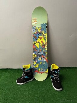 Snowboard a topanky - 1