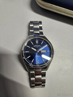 Rotary Henley Automatic Day-Date blue