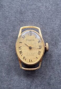 Zlaté dámske hodinky Dugena