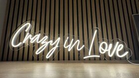 LED nádpis Crazy in Love