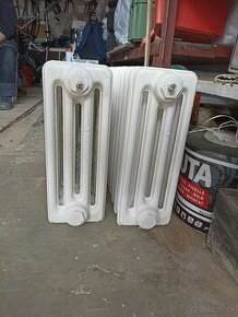 Krásne biele radiátory