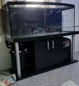 Akvárium 150x50x60cm oblúk sklo 10mm plus stolik - 1