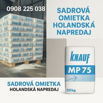 Holandská sadrova omietka MP75