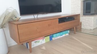 TV skrinka , stolik, policka drevo masiv