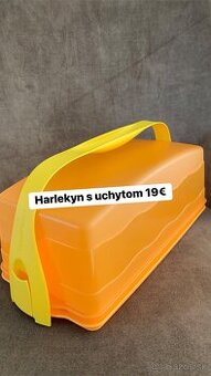 Harlekyn s uchytom Tupperwsre