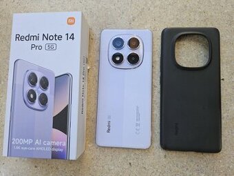 Xiaomi Redmi Note 14 Pro 5G 8GB/256GB,fialovy,kryt,,zaruka