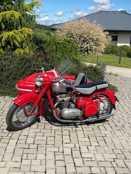 Prodam Jawa 500/2 0HC se sidecarem s doklady TP/STK 4 roky
