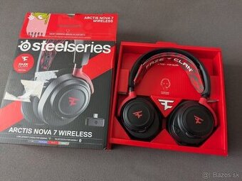 bezdrôtové slúchadlá Arctis Nova 7 FaZe Edition – ako nové