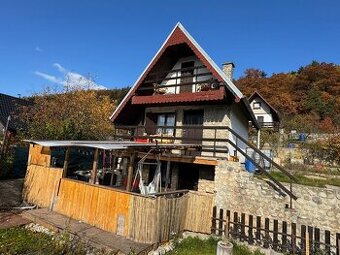 Murovaná záhradná chatka s výhľadom na Kráľovu hoľu – DUBINA