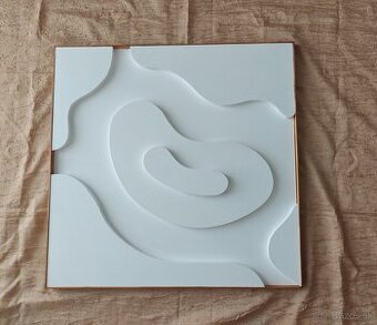 Abstraktný reliéfny obraz