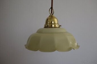 Starožitná kuchynská lampa sťahovacia.