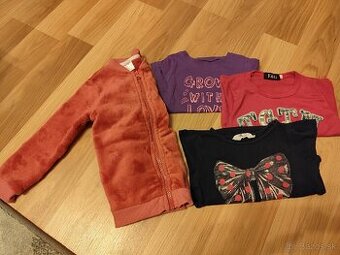 Súprava tričiek s dlhým rukávom a mikina