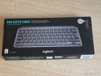 Predam bezdrotovu klavesnicu Logitec MX KEYS MINI v zaruke