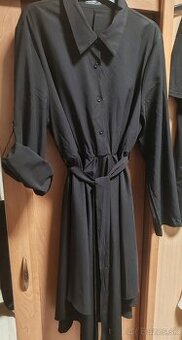 Košeľové šaty 1XL čierne