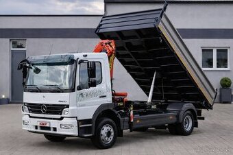 Mercedes Atego 1222 Trojstranný vyklápač + hydraulická ruka