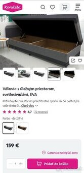 Váľanda s úložným priestorom.