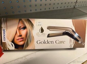 Žehlička na vlasy Concept golden care