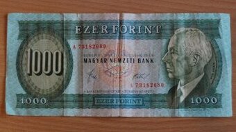 Bankovky - Maďarsko 1983 - 1000 forintov