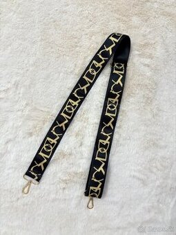 Popruh na kabelku blk/gold