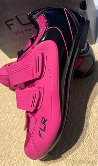 Cyklistické dámske tretry - FLR F-35 Neon Pink č.40