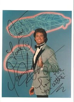 Autogram David Hasselhoff
