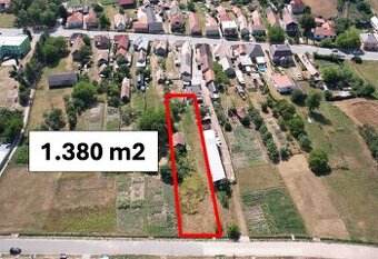 Štrkovec – 1.380 m2 STAVEBNÝ pozemok v obci