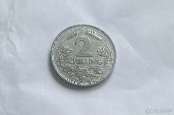 1946 - 2 schilling, Rakúsko