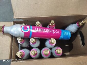 Bombicky sodastream fľaša co2