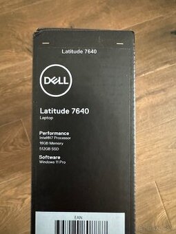 nový NB DELL Latitude 16-7640 ( v záruke)