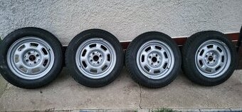 Plechové disky R14, 4x100 6Jx14H2  + zimné pneu
