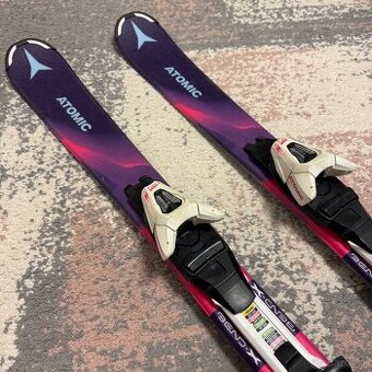ATOMIC 100 detské lyže s viazaním