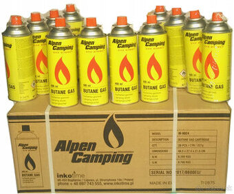 Alpen Camping 400ml plynová kartuša