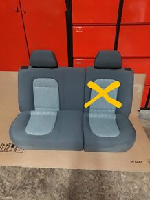 Sedačky Škoda Fabia 1