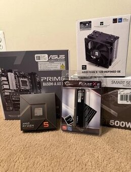 NOVÁ SADA CPU, základní deska, RAM, ventilátor a zdroj