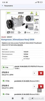 Kompresor klimatizacie, klimakompresor