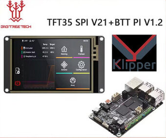 BTT Pi v1.2 + BTT TFT35 SPI v2.1 (OS Klipper)